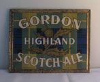 RECLAMEBORD GORDON HIGHLAND SCOTCH ALE  ( 126 ), Verzamelen, Ophalen, Gebruikt, Reclamebord, Plaat of Schild, Overige merken