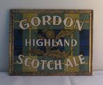 RECLAMEBORD GORDON HIGHLAND SCOTCH ALE  ( 126 ), Verzamelen, Biermerken, Ophalen, Gebruikt, Reclamebord, Plaat of Schild, Overige merken