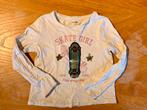 T-shirt Kiabi "Skate Girl", paillettes scintillantes, Enlèvement ou Envoi, Utilisé, Fille, Chemise ou À manches longues