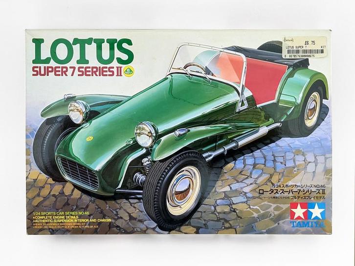 Lotus 7 Tamiya, Hobby en Vrije tijd, Modelbouw | Auto's en Voertuigen, Zo goed als nieuw, Auto, Groter dan 1:32, Tamiya, Ophalen of Verzenden
