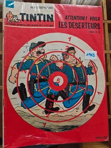Tintin magazines belges 1963 année partielle beschikbaar voor biedingen