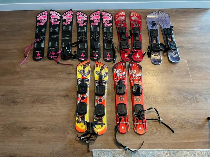 Aantal bigfoot ski /orginele big foots - big foot, Sports & Fitness, Ski & Ski de fond, Comme neuf, Skis, Autres marques, Moins de 100 cm