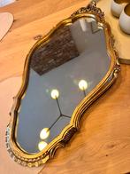Miroir à crête vintage en bois/feuille d'or, Enlèvement