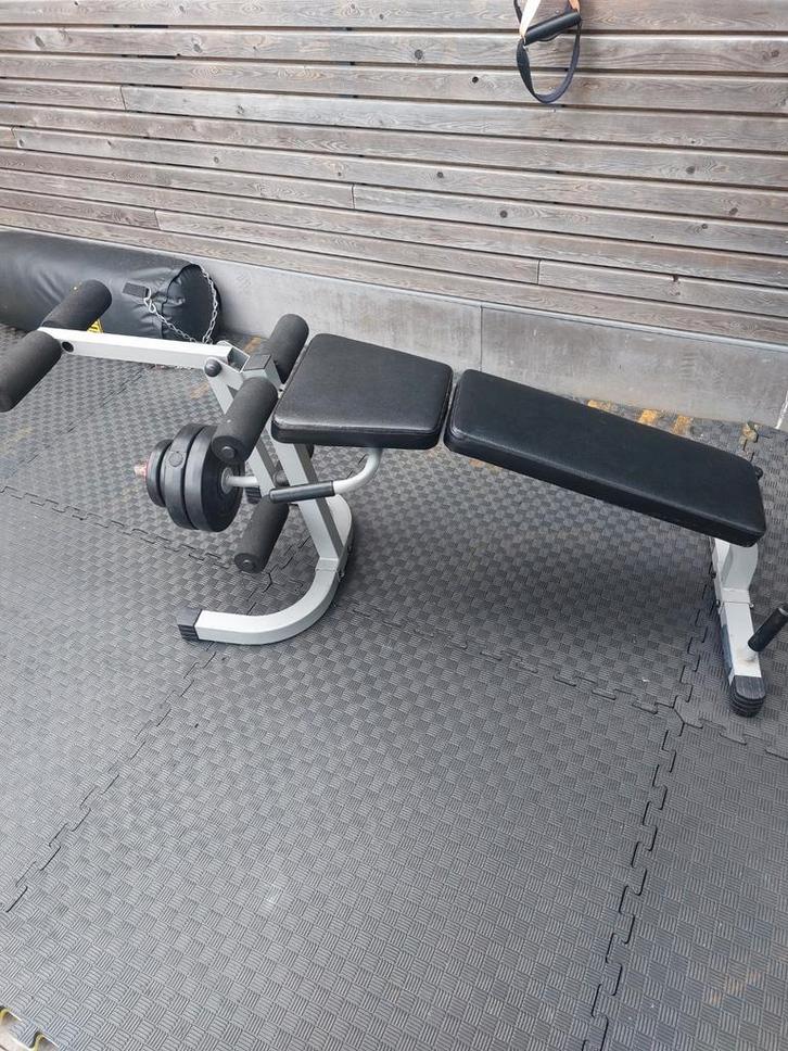 Machine d'extension de jambes Bodysolid Powerline avec haltè, Sports & Fitness, Équipement de fitness, Comme neuf, Autres types