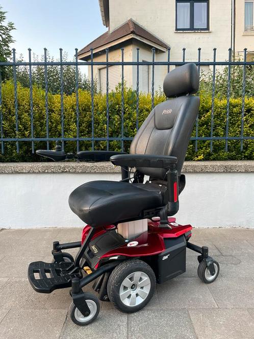 Pride Jazzy Air 2 elektrische rolstoel in nieuwstaat, Diversen, Rolstoelen, Zo goed als nieuw, Elektrische rolstoel, Inklapbaar