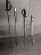 A vendre lot de 2 sabres, Ophalen, Landmacht, Zwaard of Sabel