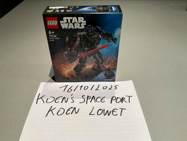 Lego Star Wars 75368 Darth Vader Mecha, Kinderen en Baby's, Speelgoed | Duplo en Lego, Nieuw, Lego, Complete set, Ophalen of Verzenden