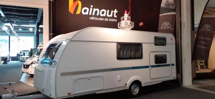 ADRIA AVIVA 522 PT FAMILIALE, Caravans en Kamperen, Caravans, Bedrijf, Adria, Stapelbed, Koelkast, Ophalen