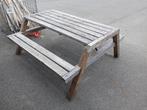 Picknicktafel, Tuin en Terras, Picknicktafels, Ophalen of Verzenden, Gebruikt, Rechthoekig, Hout