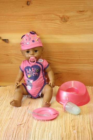 Baby born pop, donkere huid, Enlèvement ou Envoi, Comme neuf, Baby Pop