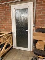 Glazen deur + lijst, Doe-het-zelf en Bouw, Raamkozijnen en Schuifdeuren, Ophalen, Gebruikt