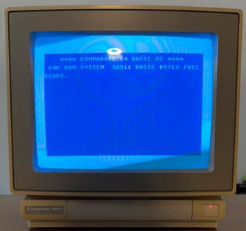 Commodore 1802 Luma/Chroma PAL Kleurenmonitor beschikbaar voor biedingen