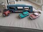 Japans speelgoed CARRIER-vrachtwagen uit de jaren 50 + frict, Antiek en Kunst, Antiek | Speelgoed