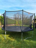 Berg trampoline Favorit 430 zwart+ safety net, Zo goed als nieuw, Ophalen