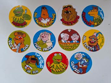 Lot d'autocollants Muppet Show Muppets Kermit Gonzo..., Enlèvement ou Envoi, Comme neuf, Bande dessinée ou Dessin animé