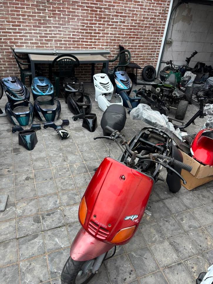 Piaggio Zip Onderdelen + Piaggio Zip Type 2 + Hexagon + Quad, Fietsen en Brommers, Scooters | Piaggio, Zip, Ophalen