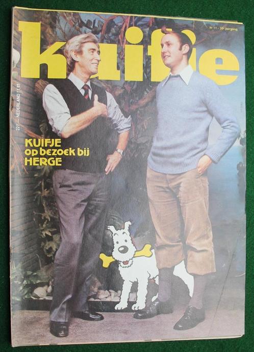 magazine Kuifje nr. 11, 35e jaargang dd 11.3.1980, Collections, Personnages de BD, Utilisé, Autres types, Tintin, Enlèvement ou Envoi