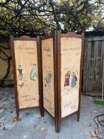 Vintage paravan met het verhaal van de 2 koningskinderen, Huis en Inrichting, Ophalen, Gebruikt, Geen idee, Geen idee