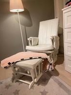 Schommelstoel/Gliding Chair/Schuifstoel babykamer Wit, Ophalen, Gebruikt, Stoel