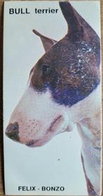 Oude sticker: Bull Terriër, Animal et Nature, Utilisé, Enlèvement ou Envoi