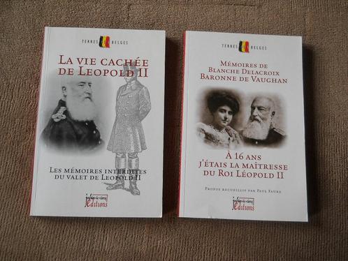 Vie cachée de Léopold II + Mémoires de Blanche Delacroix, Livres, Histoire nationale, Utilisé, Enlèvement ou Envoi