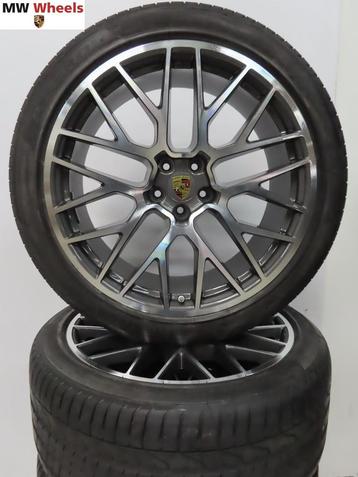 Originele Porsche Macan RS Spyder 21 inch velgen zomerbanden beschikbaar voor biedingen