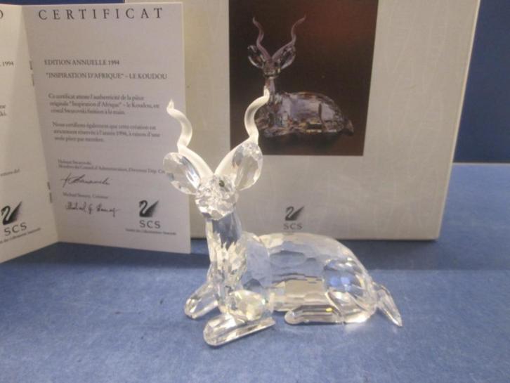 Swarovski SCS 1994 Jaarlijkse Editie Koedoe, Verzamelen, Swarovski, Nieuw, Figuurtje, Ophalen of Verzenden