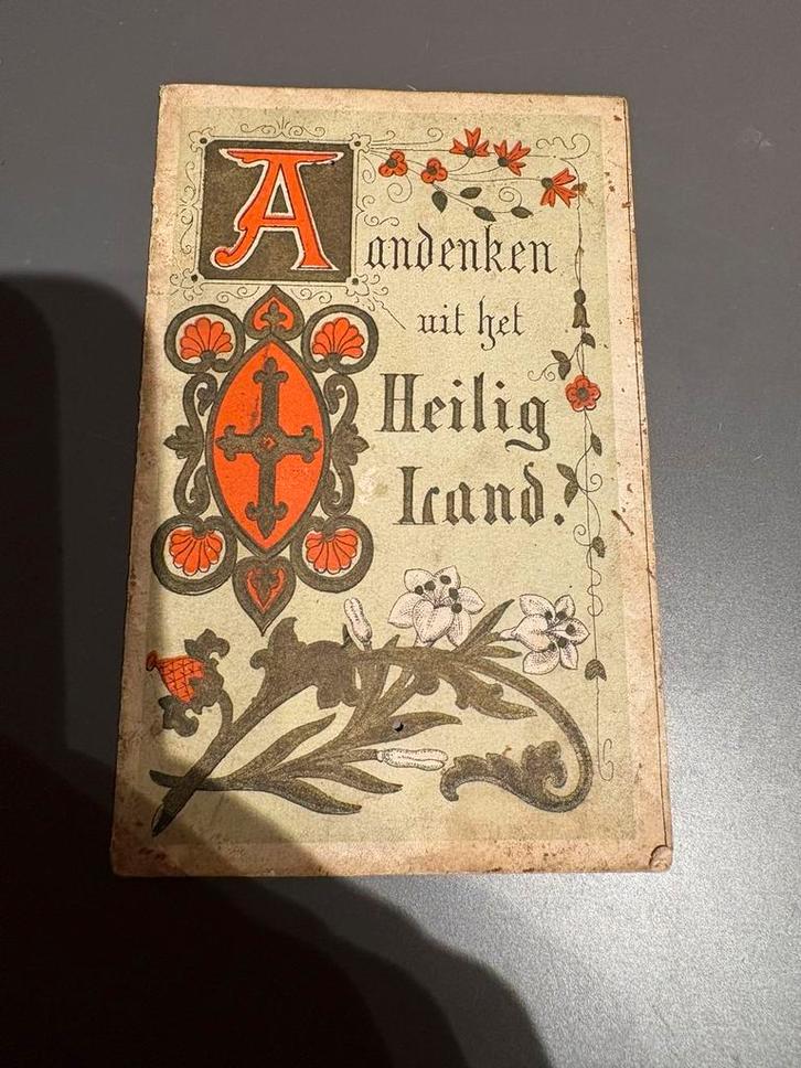 Aandenken met bloemen uit het Heilig Land, Jeruzalem 1882, Verzamelen, Bidprentjes en Rouwkaarten, Verzenden