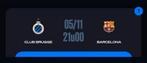 Ticket Club Brugge - FC Barcelona 05/11/2025, Eén persoon