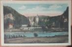 Gekleurde Postkaart 1934 : MARCHE LES DAMES : Le Château, Verzamelen, Verzenden, 1920 tot 1940, Gelopen, Namen