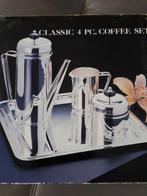 Classic 4 delig koffieset, Ophalen of Verzenden, Zo goed als nieuw, Zilver, Bestekset