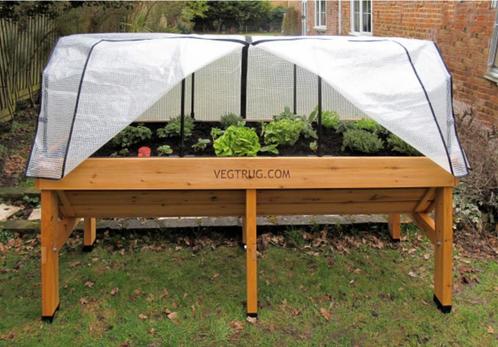 Potager surélevé / jardinière + serre de protection, Tuin en Terras, Bloembakken en Plantenbakken, Gebruikt, Hout, Balkon, Tuin
