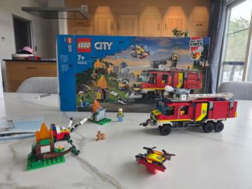 Lego City 60374 brandweerwagen als nieuw (502 onderdelen)  beschikbaar voor biedingen