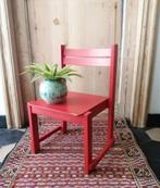 vintage kinderstoeltje rood, jaren '60, Antiek en Kunst, Ophalen