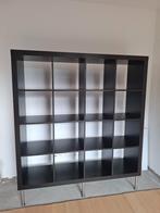 Zwartbruine ikea, kallax kast, Huis en Inrichting, Kasten | Boekenkasten, Ophalen, Met plank(en), Gebruikt, 100 tot 150 cm