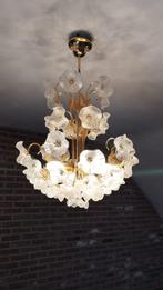 Lustre chandelier en fleurs Murano vintage, Antiquités & Art, Enlèvement