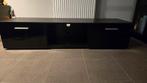 Moderne Zwarte TV-Kast (Jaar Oud, Goed Onderhouden!), Huis en Inrichting, Ophalen, Zo goed als nieuw