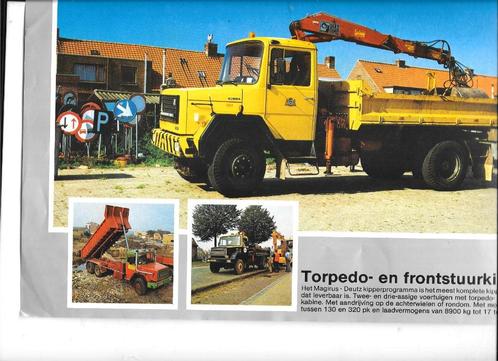 MAGIRUS DEUTZ 1981 & 2000, Boeken, Auto's | Folders en Tijdschriften, Gelezen, Overige merken, Ophalen of Verzenden