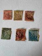 6 antieke postzegels Kaap de Goede Hoop 19e, Ophalen of Verzenden
