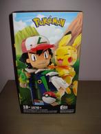 mega construx pokemon ash & pikachu set, Ophalen of Verzenden, Nieuw, Complete set