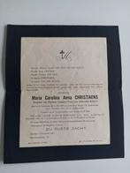 ROUWBRIEVEN, Enlèvement ou Envoi, Carte de condoléances