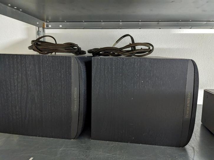 speaker set B&W, TV, Hi-fi & Vidéo, Enceintes, Utilisé, Haut-parleurs Frontaux, Arrière ou Stéréo, 60 à 120 watts, Bowers & Wilkins (B&W)