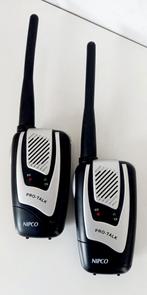 WALKIE -TALKIE NIPCO Pro Talk. 77210N. Radio basis. 9v. Batt, Telecommunicatie, Portofoons en Walkie-talkies, Portofoon of Walkie-talkie