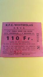 FC Winterslag FC Beringen ticket 1/11/1975 Beker van België, Verzenden