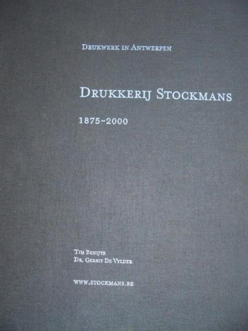 Drukkerij Stockmans  1875 - 2000  125 jaar geschiedenis, Boeken, Kunst en Cultuur | Beeldend, Schilder- en Tekenkunst, Verzenden