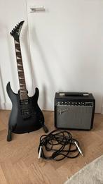 Jackson JS22 Dinky en Fender Champion 20 versterker, Muziek en Instrumenten, Ophalen, Fender, Met versterker, Zo goed als nieuw