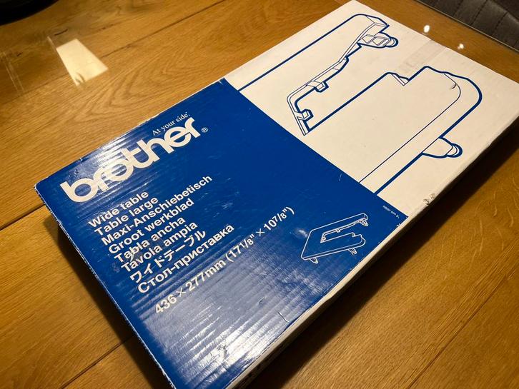 BROTHER WT8 aanschuiftafel, Hobby en Vrije tijd, Naaimachines en Toebehoren, Nieuw, Accessoires, Brother, Ophalen of Verzenden
