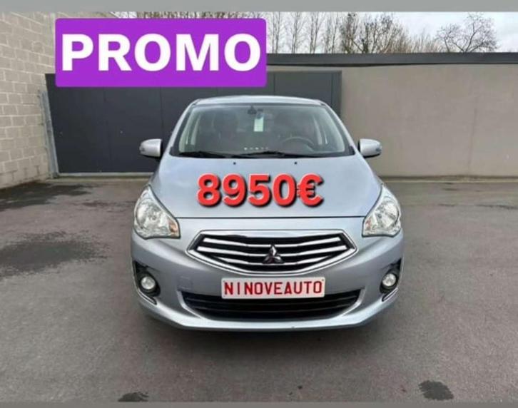 Mitsubishi Attrage 1.2i ClearTec Intense*AUTOMAAT*AIRCO*4700, Auto's, Mitsubishi, Bedrijf, Te koop, Overige modellen, ABS, Adaptieve lichten