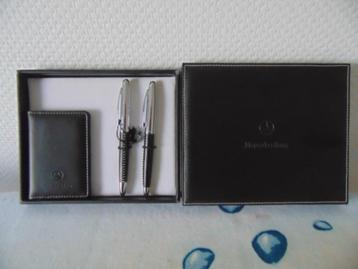 Stylo et stylo plume Mercedes-Benz dans une boîte en cuir, n, Neuf, Autres marques, Avec boîte, Stylo