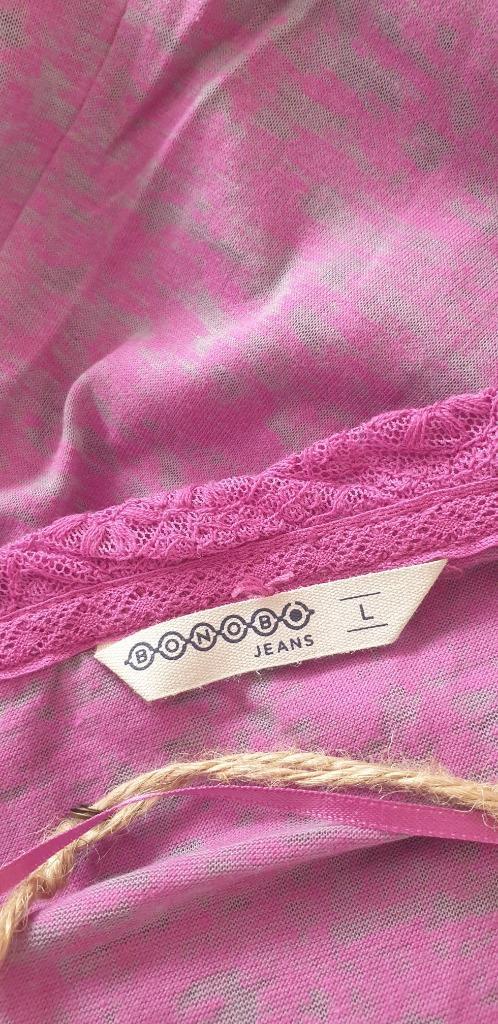 NIEUW artikel : Bonobo T-shirt - Maat L, Kleding | Dames, T-shirts, Nieuw, Maat 42/44 (L), Roze, Lange mouw, Ophalen of Verzenden